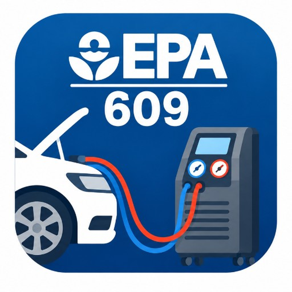 EPA Section 609 Certification Preparation