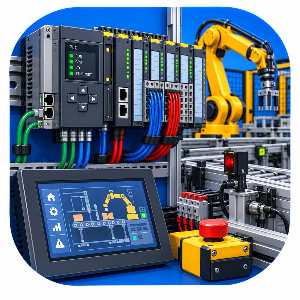Industrial Automation and Programmable Logic Controllers (PLCs)